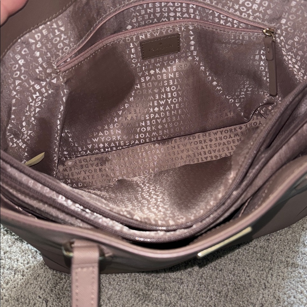 Elegant kate spade mauve Tote Bag - Picture 4 of 6
